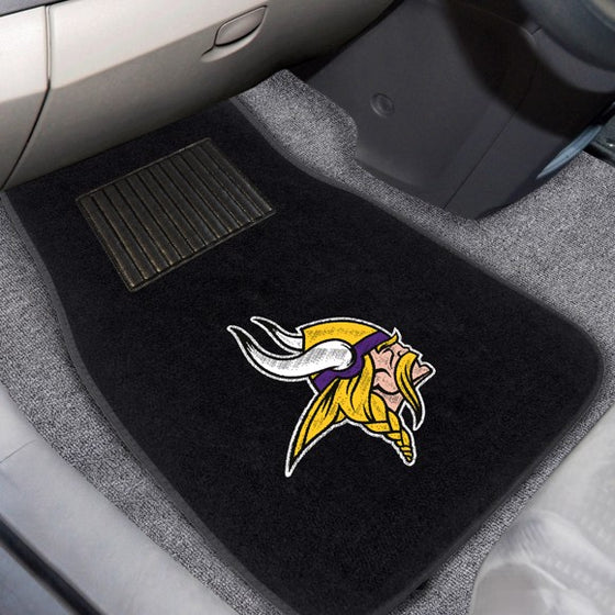 Minnesota Vikings Embroidered Car Mat Set