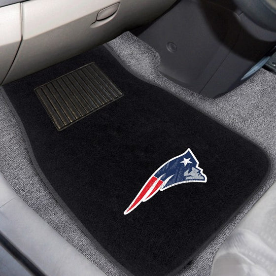 New England Patriots Embroidered Car Mat Set