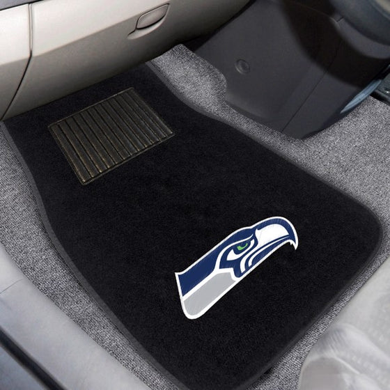 Seattle Seahawks Embroidered Car Mat Set