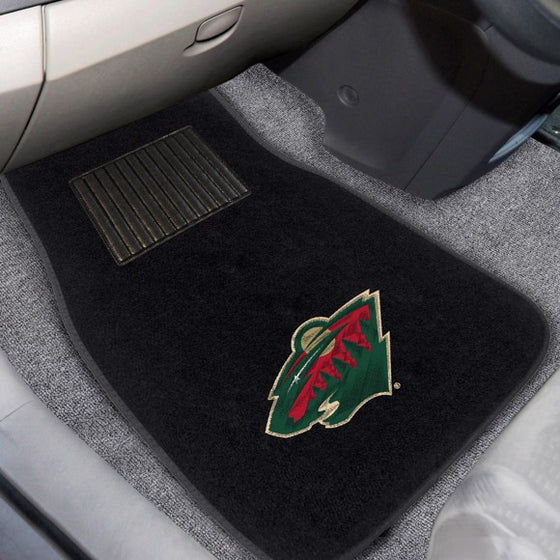 Minnesota Wild Embroidered Car Mat Set