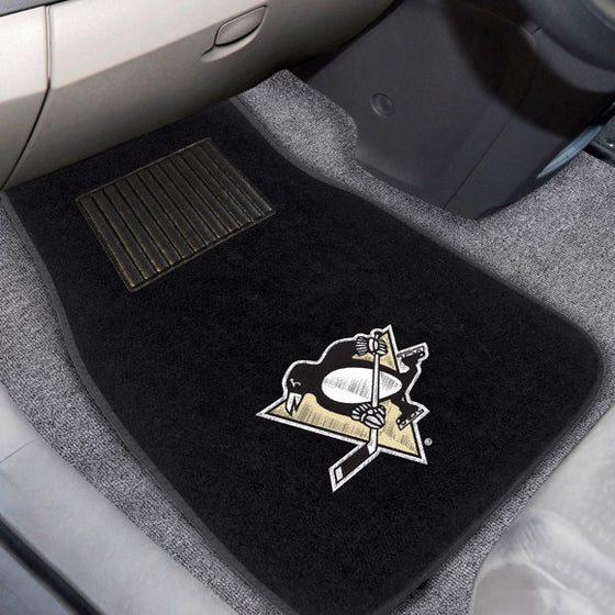 Pittsburgh Penguins Embroidered Car Mat Set