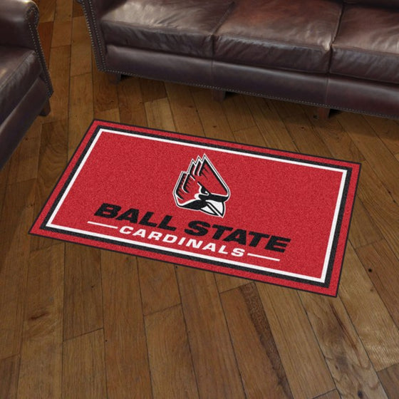 Ball State 3'x5' Plush Rug