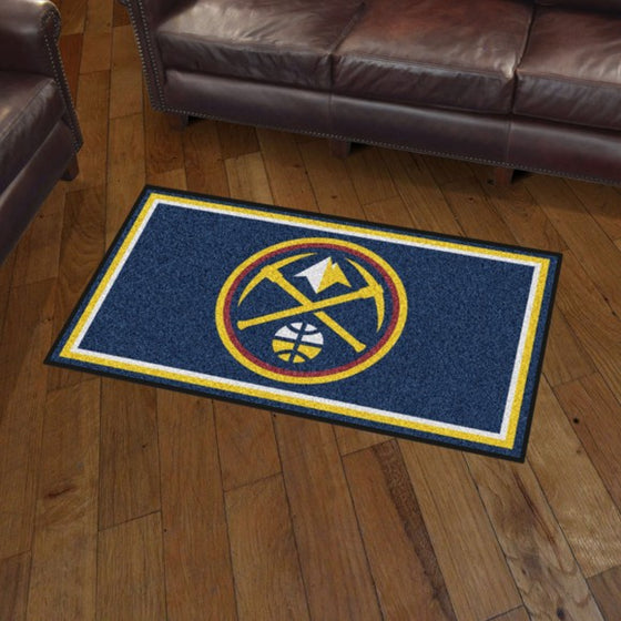 Denver Nuggets 3'x5' Plush Rug