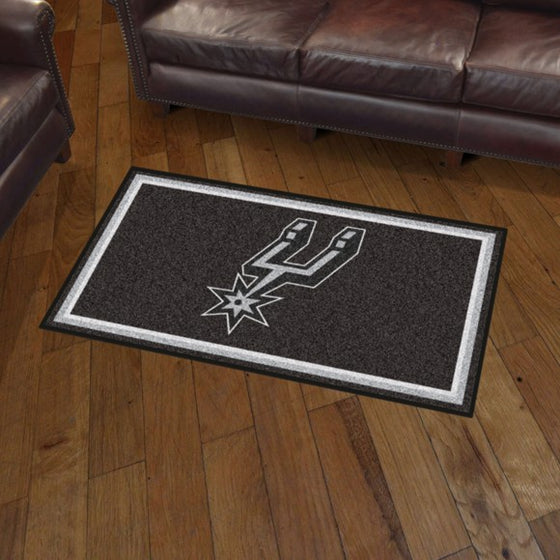 San Antonio Spurs 3'x5' Plush Rug