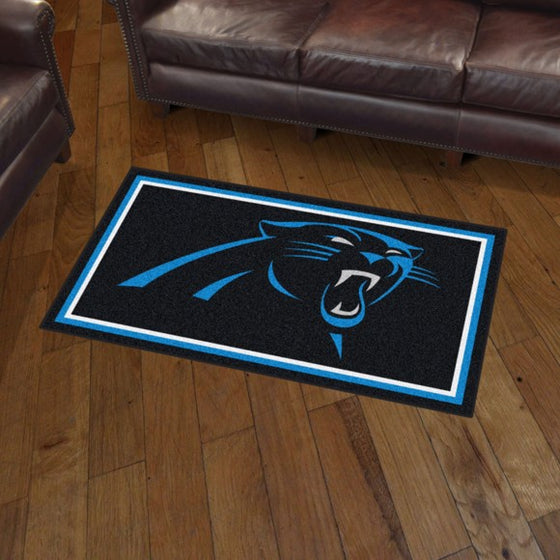 Carolina Panthers 3'x5' Plush Rug