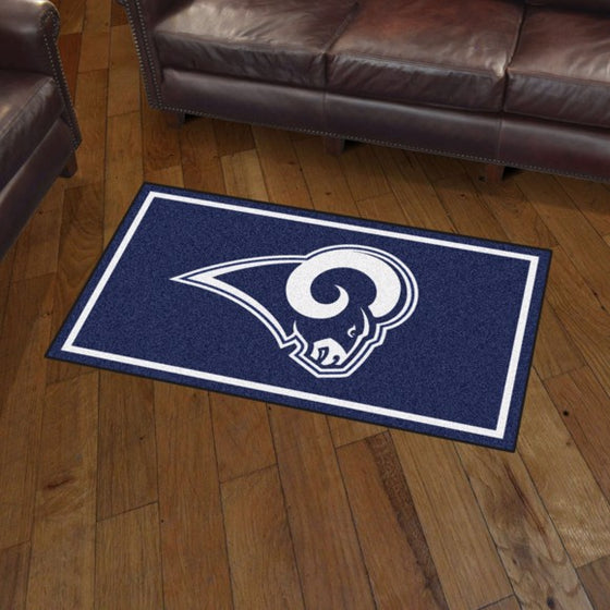 Los Angeles Rams 3'x5' Plush Rug