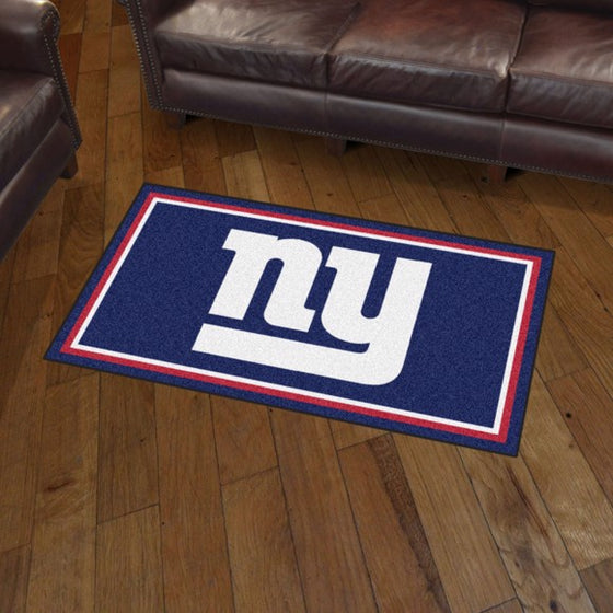 New York Giants 3'x5' Plush Rug