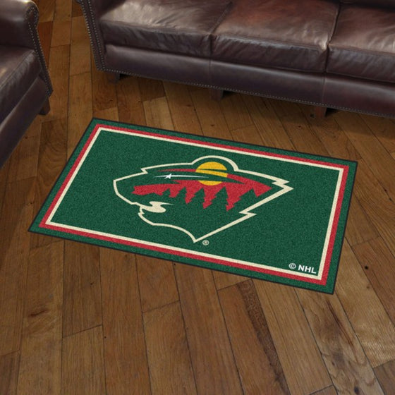 Minnesota Wild 3'x5' Plush Rug