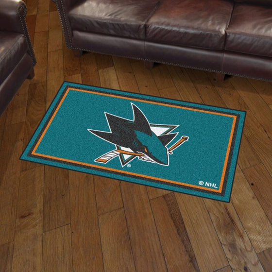 San Jose Sharks 3'x5' Plush Rug