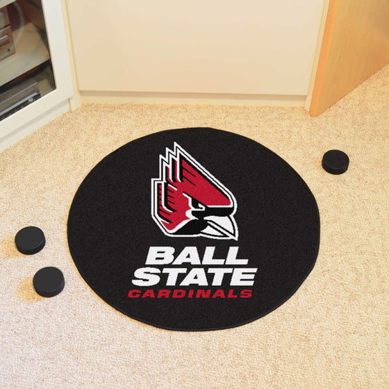 Ball State Puck Mat