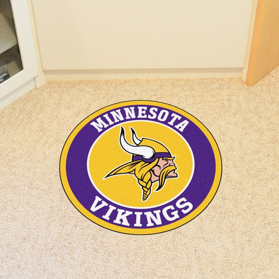 Minnesota Vikings Roundel Mat (Style 1)