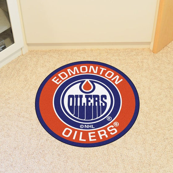 Edmonton Oilers Roundel Mat