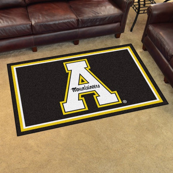 Appalachian State 4'x6' Plush Rug