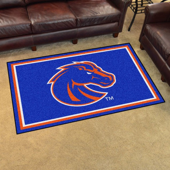 Boise State 4'x6' Plush Rug