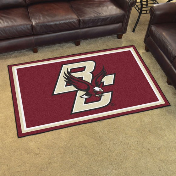 Boston College 4'x6' Plush Rug