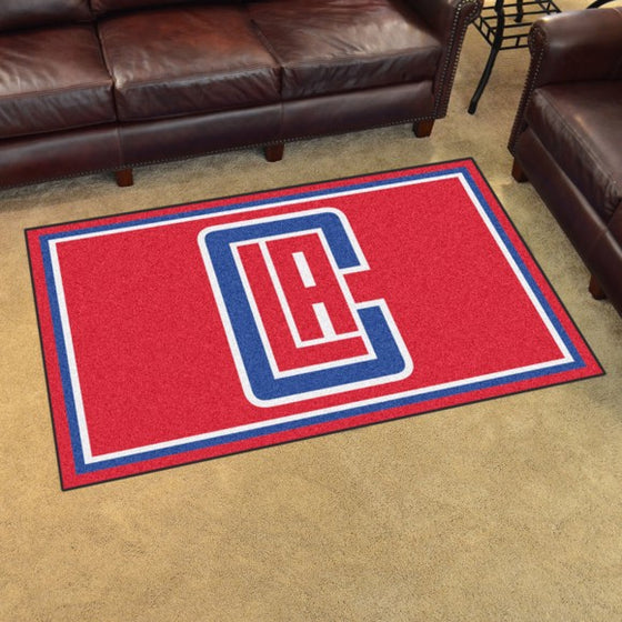 Los Angeles Clippers 4'x6' Plush Rug