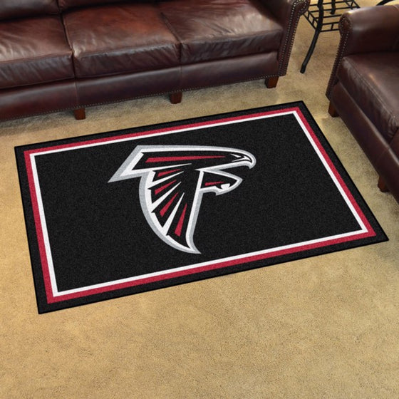 Atlanta Falcons 4'x6' Plush Rug