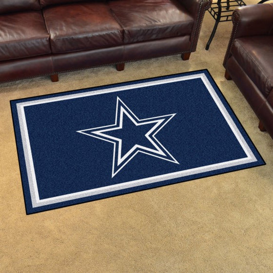 Dallas Cowboys 4'x6' Plush Rug