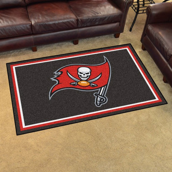 Tampa Bay Buccaneers 4'x6' Plush Rug