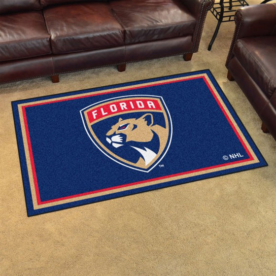 Florida Panthers 4'x6' Plush Rug