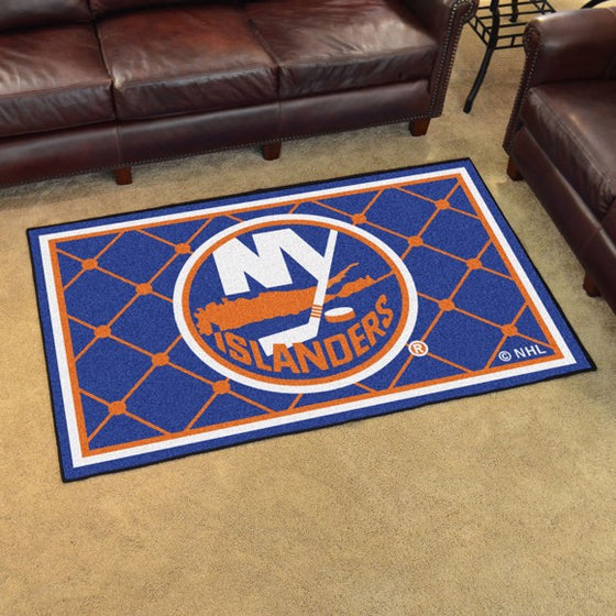 New York Islanders 4'x6' Plush Rug