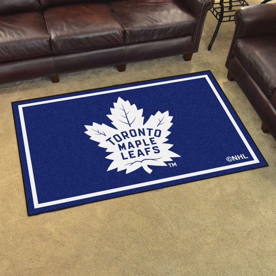 Toronto Maple Leafs 4'x6' Plush Rug