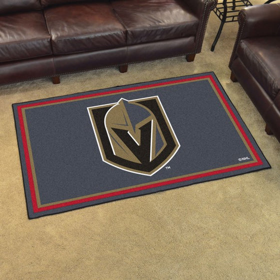 Vegas Golden Knights 4'x6' Plush Rug