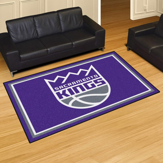 Sacramento Kings 5'x8' Plush Rug