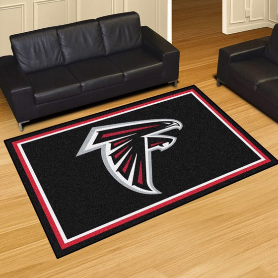 Atlanta Falcons 5'x8' Plush Rug