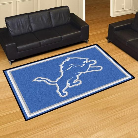 Detroit Lions 5'x8' Plush Rug