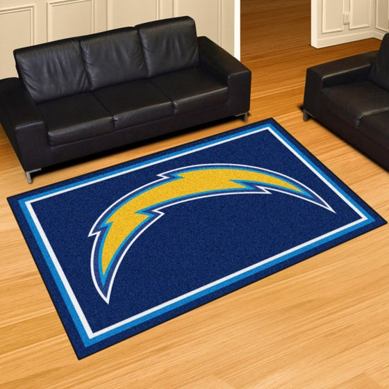 Los Angeles Chargers 5'x8' Plush Rug