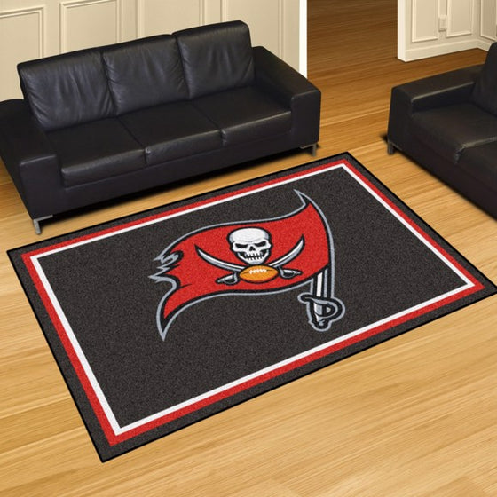 Tampa Bay Buccaneers 5'x8' Plush Rug