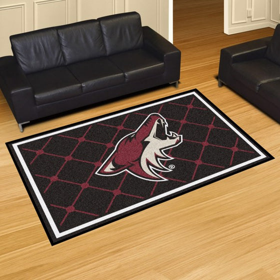 Arizona Coyotes 5'x8' Plush Rug