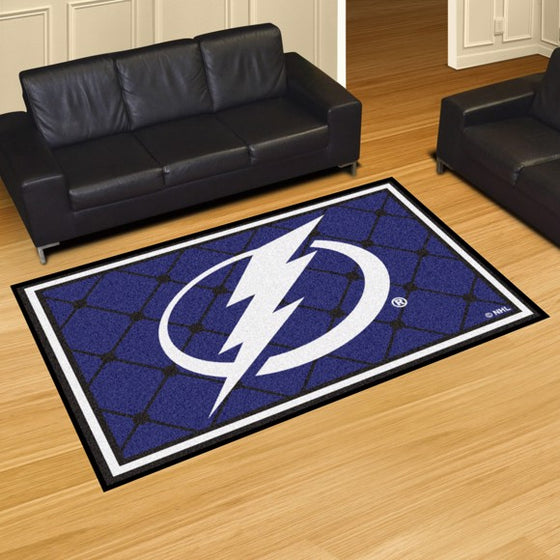 Tampa Bay Lightning 5'x8' Plush Rug