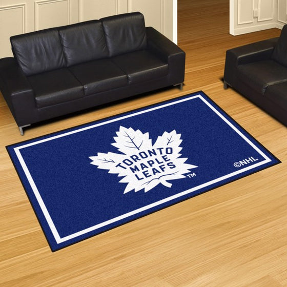 Toronto Maple Leafs 5'x8' Plush Rug