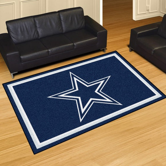 Dallas Cowboys 8'x10' Plush Rug