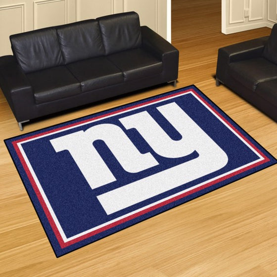 New York Giants 8'x10' Plush Rug