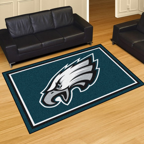 Philadelphia Eagles 8'x10' Plush Rug