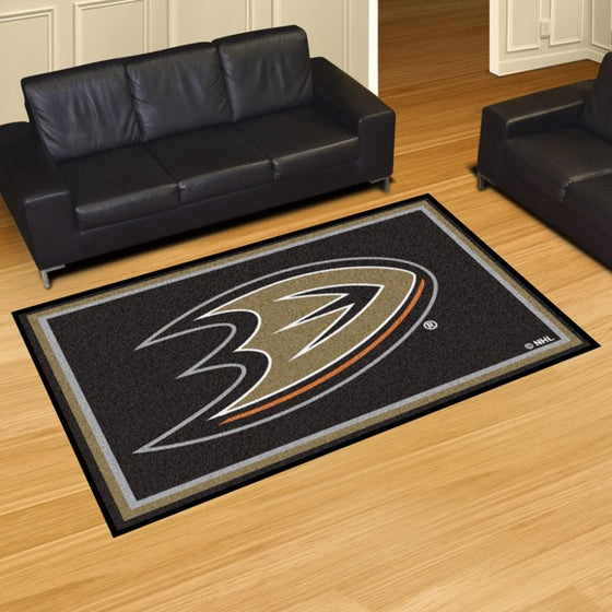 Anaheim Ducks 8'x10' Plush Rug