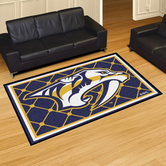 Nashville Predators 8'x10' Plush Rug