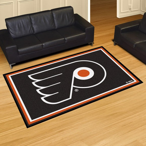 Philadelphia Flyers 8'x10' Plush Rug