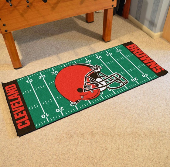 Cleveland Browns Football Field Runner (Style 1)