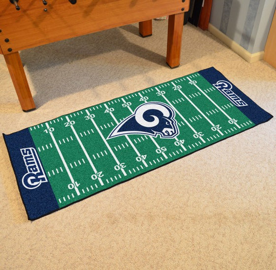 Los Angeles Rams Football Field Runner (Style 1)