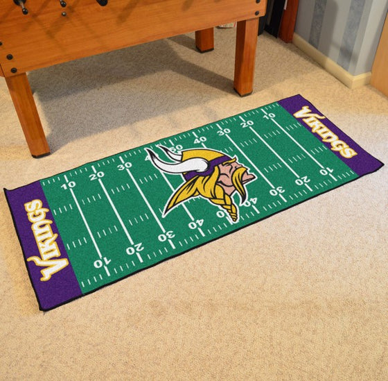 Minnesota Vikings Football Field Runner (Style 1)