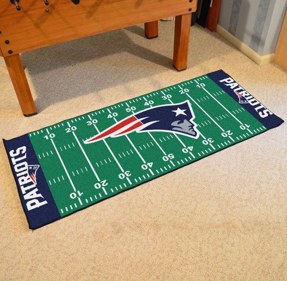 New England Patriots Football Field Runner (Style 1)