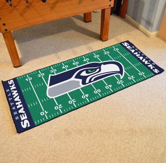 Seattle Seahawks Football Field Runner (Style 1)