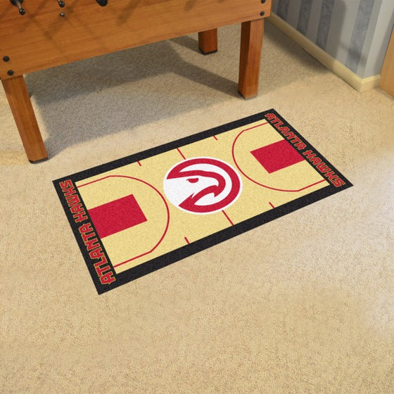 Atlanta Hawks NBA Court Large Runner