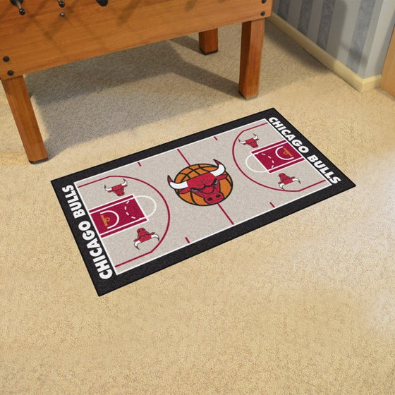 Chicago Bulls NBA Court Large Runner