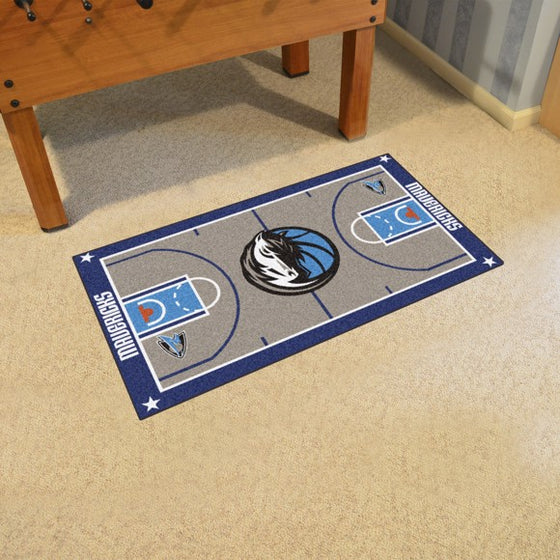 Dallas Mavericks NBA Court Large Runner