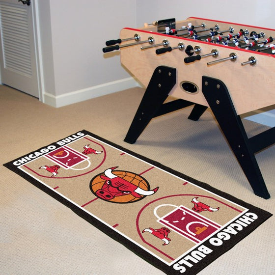 Chicago Bulls NBA Court Runner